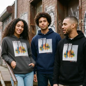 Unisex Organic Hoodie - “The Quiet City”