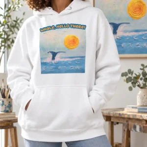 Unisex Hoodie – “A Whale of a Time”