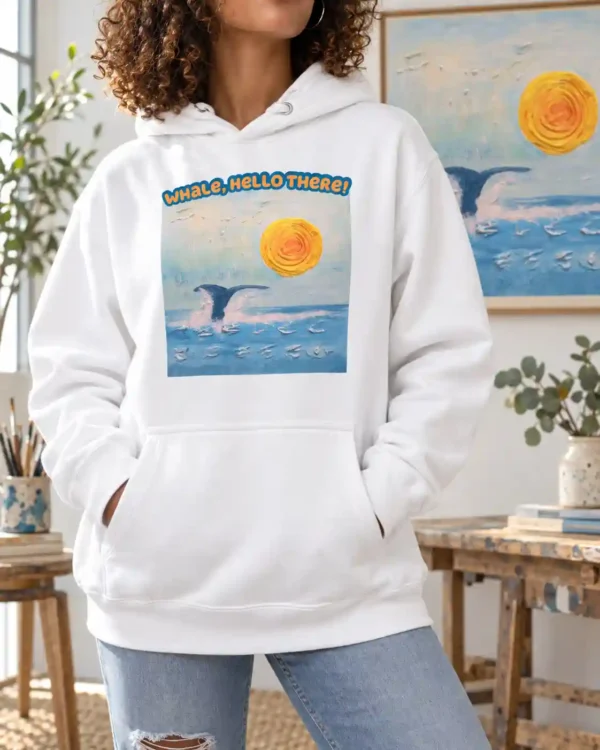 Unisex Hoodie – “A Whale of a Time”