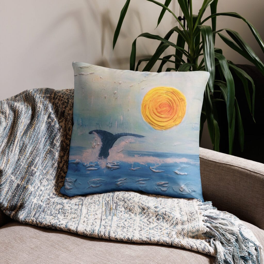 Pillow Case - “A Whale Of A Time"
