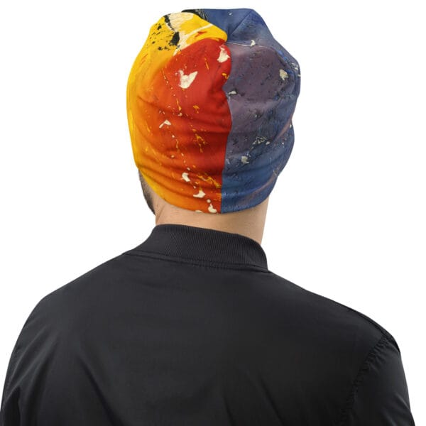 Abstract Print Beanie