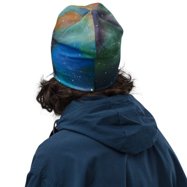 Abstract Print - “Beanie Chromatic Whispers”