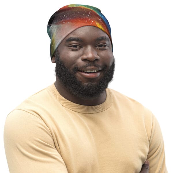 Abstract Print - “Beanie Chromatic Whispers”