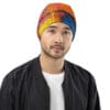 Abstract Print Beanie