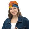 Abstract Print Beanie