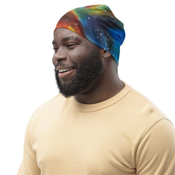 Abstract Print - “Beanie Chromatic Whispers”