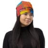 Abstract Print Beanie