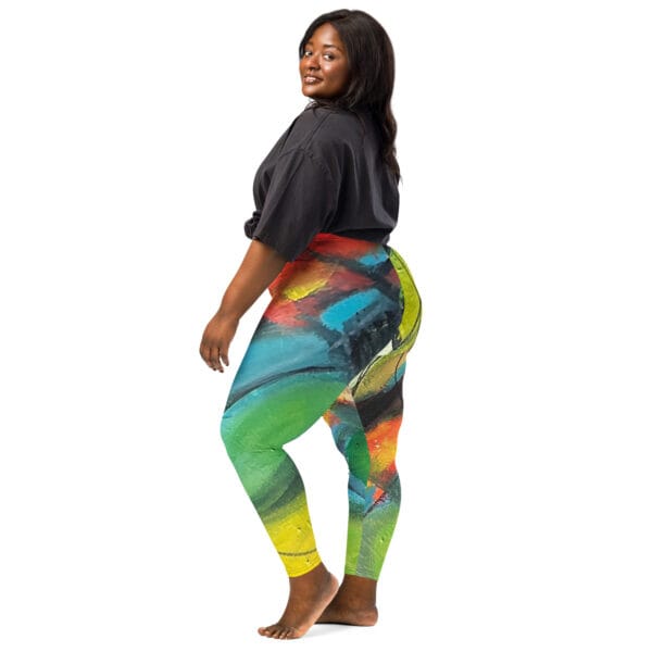 Abstract Print Leggings