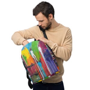 Abstract Minimalist Backpack