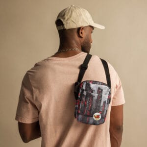 Abstract Utility Crossbody Bag