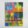 Abstract Canvas Print  | "Urban Tapestry"