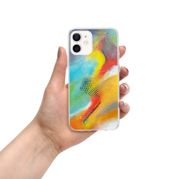 Clear Case for iPhone® -“Red Rasta”