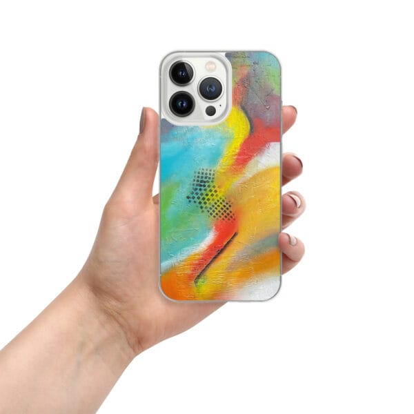 Clear Case for iPhone® -“Red Rasta”