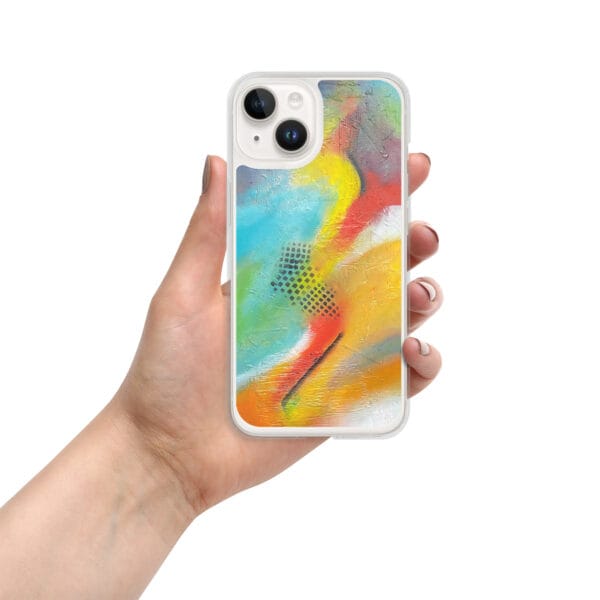 Clear Case for iPhone® -“Red Rasta”