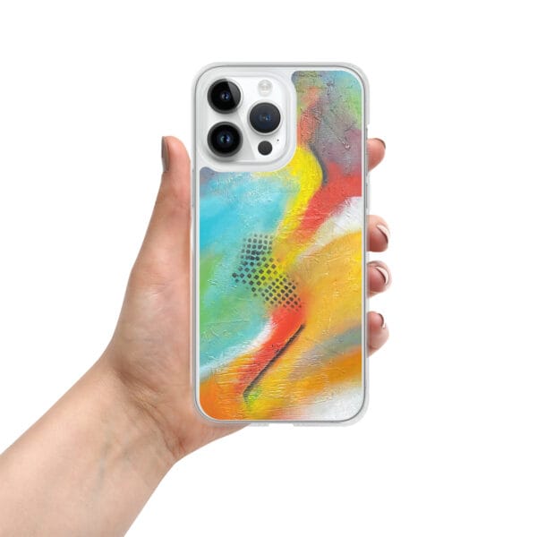 Clear Case for iPhone® -“Red Rasta”