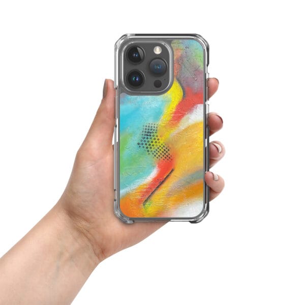 Clear Case for iPhone® -“Red Rasta”