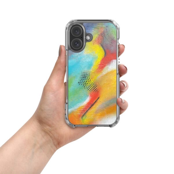 Clear Case for iPhone® -“Red Rasta”