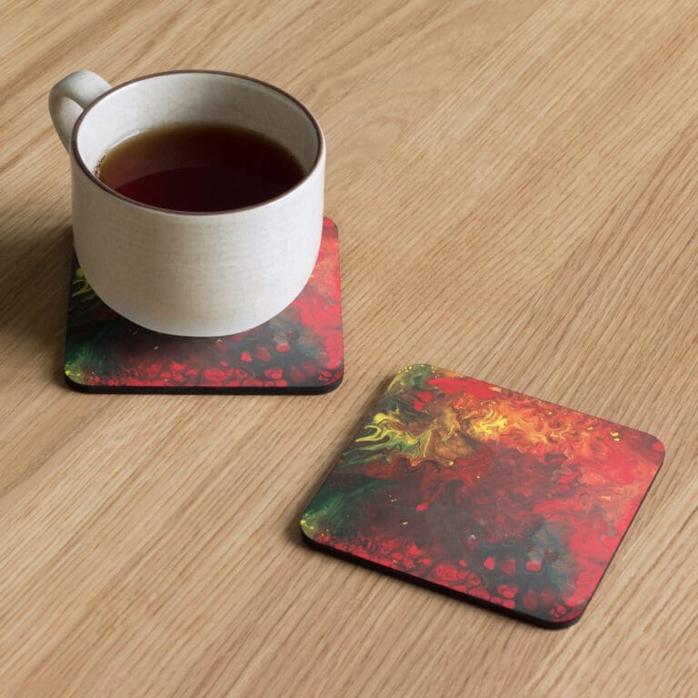 Cork-Back Coaster
