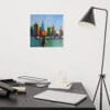 Abstract Cityscape Poster