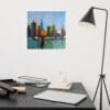 Abstract Cityscape Poster