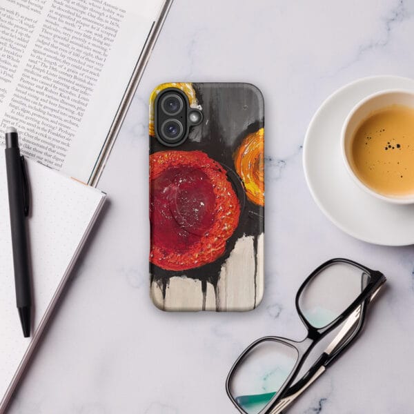 magsafe-tough-case-for-iphone-matte-iphone-16-plus-front-6844555765d9d.jpg MagSafe® Abstract Tough Case for iPhone®