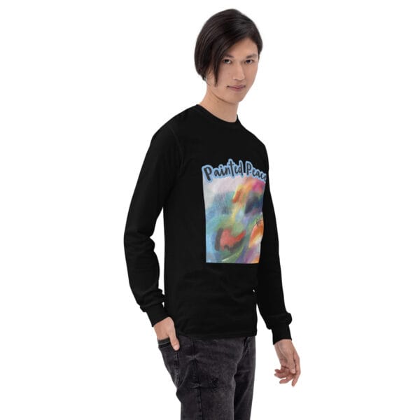 mens-long-sleeve-shirt-black-right-front-6859b71be61fa.jpg Men’s Long Sleeve Shirt -“Radiant Veil”
