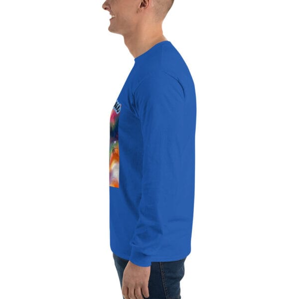 mens-long-sleeve-shirt-royal-left-6859b71c3da6d.jpg Men’s Long Sleeve Shirt -“Radiant Veil”
