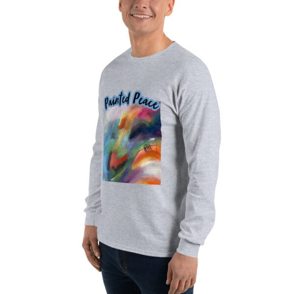 mens-long-sleeve-shirt-sport-grey-left-front-6859b71c60639.jpg Men’s Long Sleeve Shirt -“Radiant Veil”