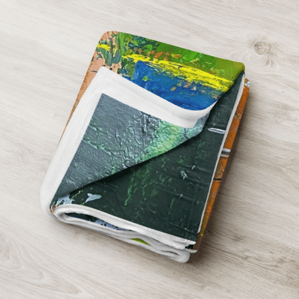 Abstract Throw Blanket