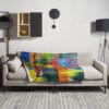 Abstract Throw Blanket