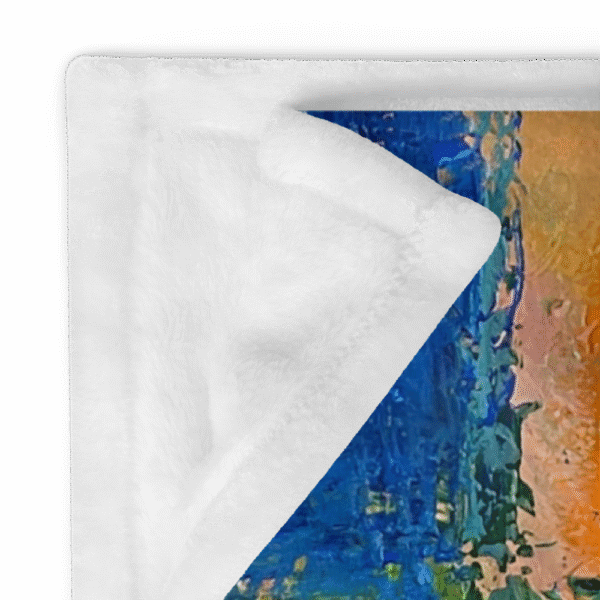 Abstract Throw Blanket