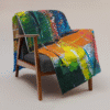 Abstract Throw Blanket