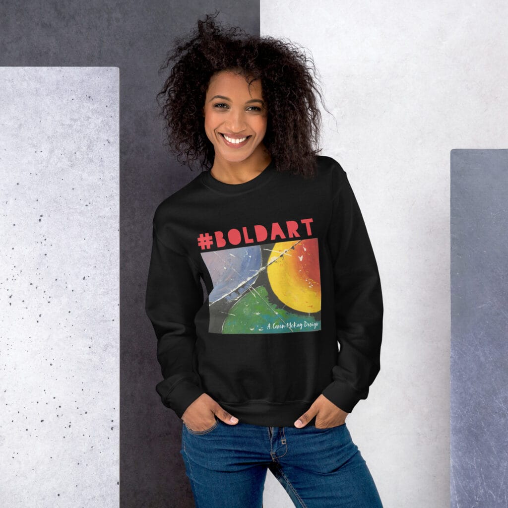 Unisex Sweatshirt | "Orbit of Thought" #BoldArt