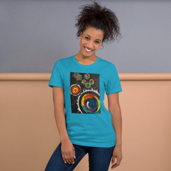 unisex-staple-t-shirt-heather-aqua-front-685a4a3622fbe.jpg Abstract Unisex T-Shirt