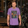 unisex-staple-t-shirt-heather-team-purple-front-685a4a35d9e55.jpg Abstract Unisex T-Shirt