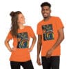 unisex-staple-t-shirt-orange-front-685a4a3704730.jpg Abstract Unisex T-Shirt