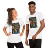 unisex-staple-t-shirt-white-front-685a4a3735bee.jpg Abstract Unisex T-Shirt