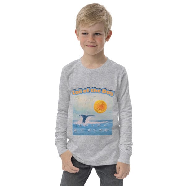 Youth Long Sleeve Tee - "A Whale Of A Time"