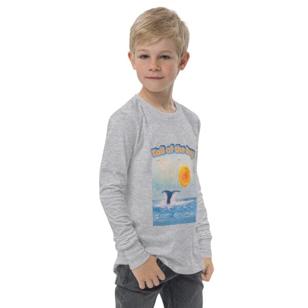 Youth Long Sleeve Tee - "A Whale Of A Time"