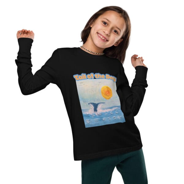 Youth Long Sleeve Tee - "A Whale Of A Time"