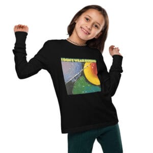 Abstract Youth Long Sleeve Tee