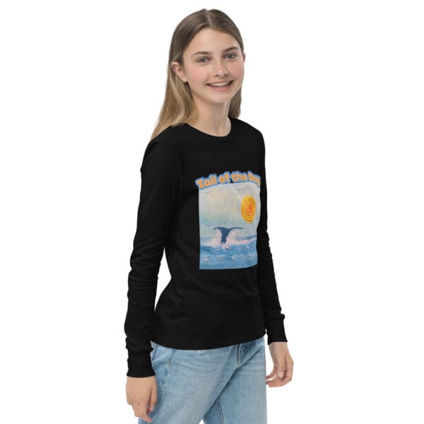 Youth Long Sleeve Tee - "A Whale Of A Time"