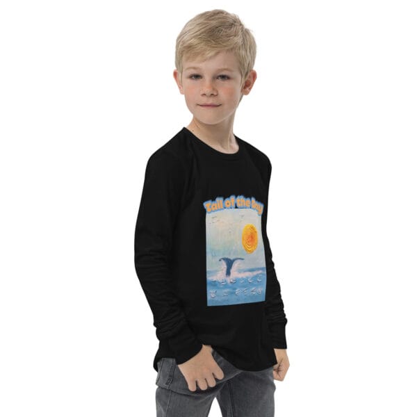 Youth Long Sleeve Tee - "A Whale Of A Time"