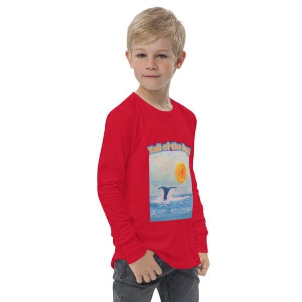 Youth Long Sleeve Tee - "A Whale Of A Time"