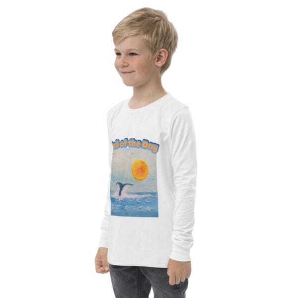 Youth Long Sleeve Tee - "A Whale Of A Time"