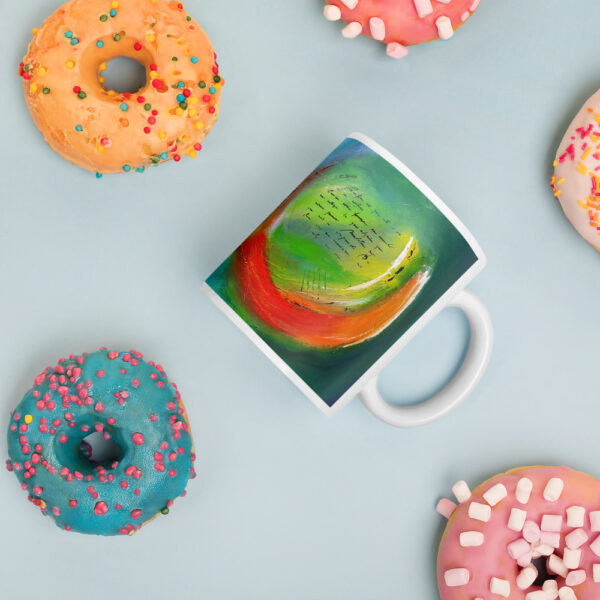 Abstract Glossy Mug - “Love of K”