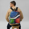 Abstract Print Backpack - “Conversely Concave"