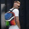 Abstract Print Backpack - “Conversely Concave"
