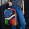 Abstract Print Backpack - “Conversely Concave"