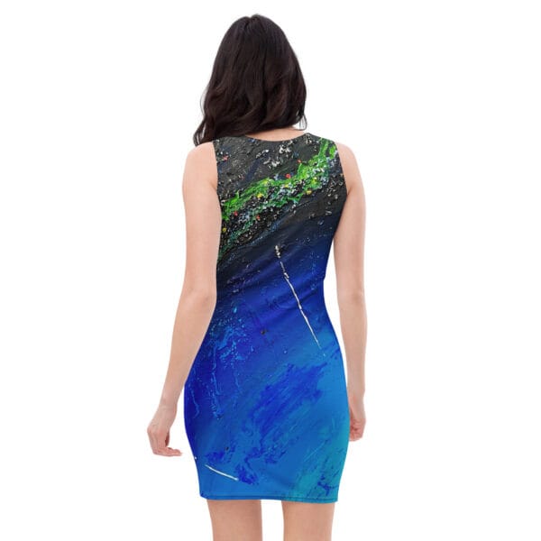 Abstract Bodycon Dress